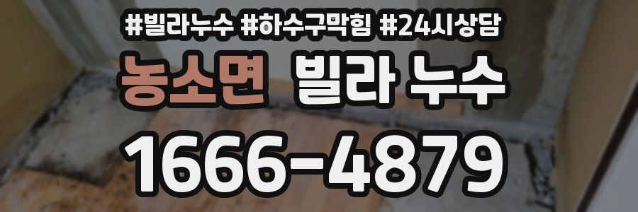 농소면 빌라 누수