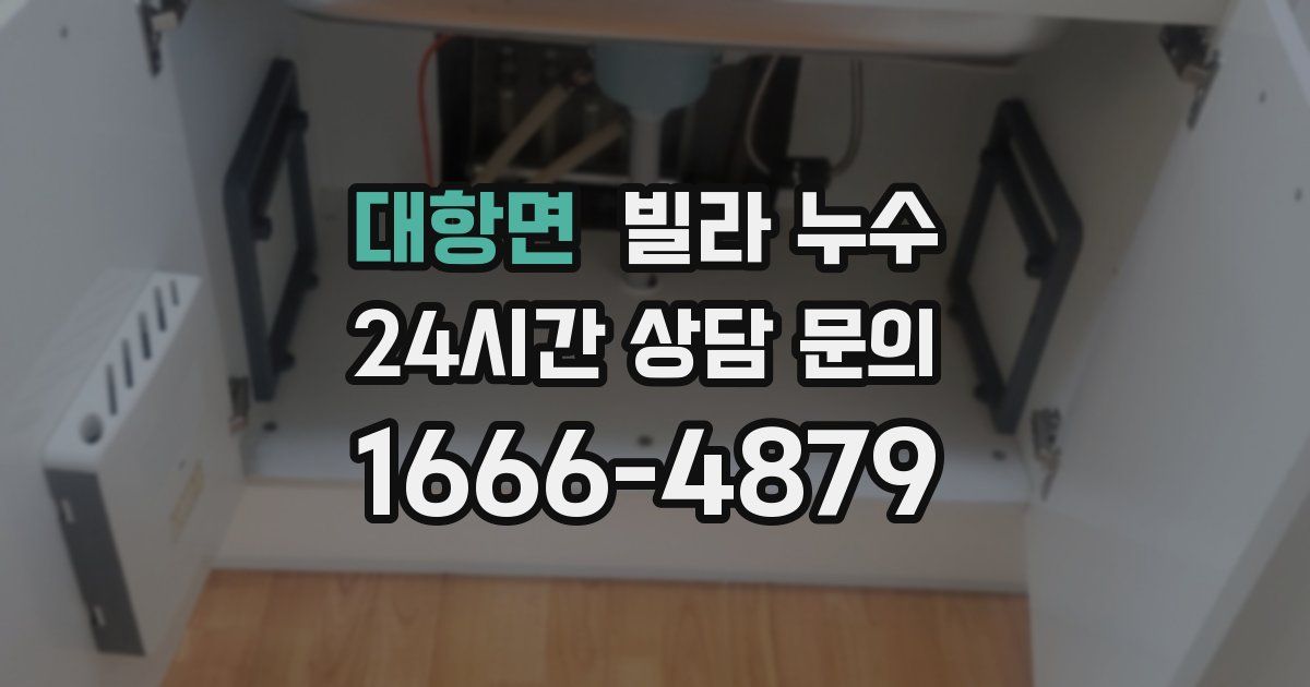 대항면 빌라 누수