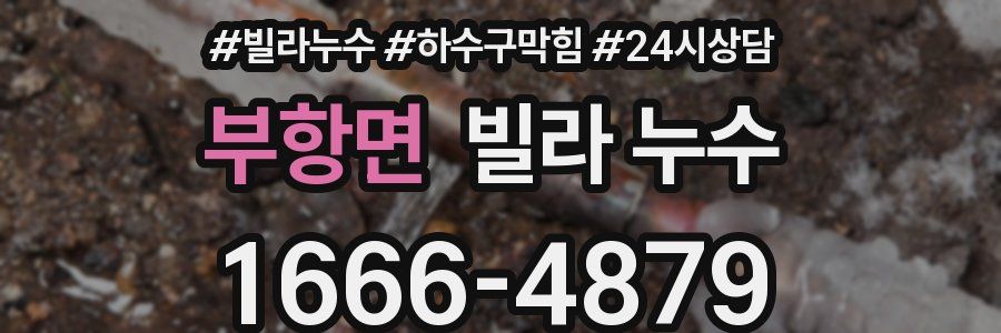 부항면 빌라 누수