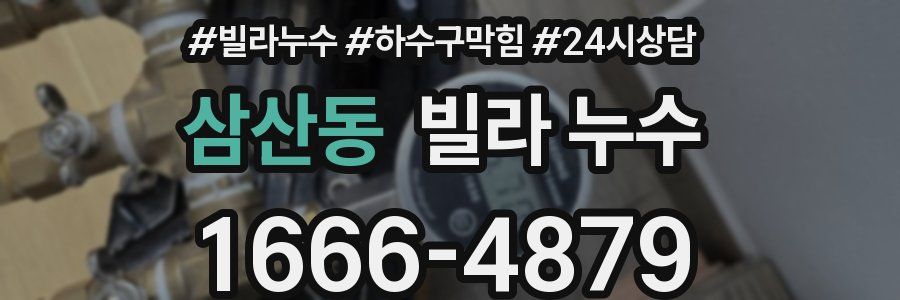 삼산동 빌라 누수