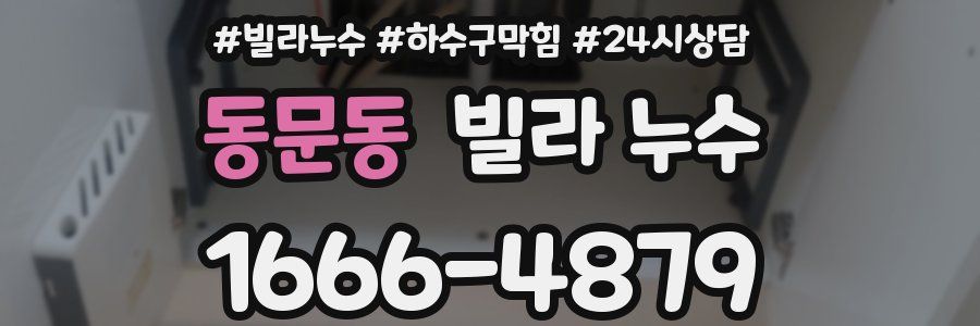 동문동 빌라 누수