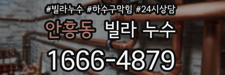 안흥동 빌라 누수