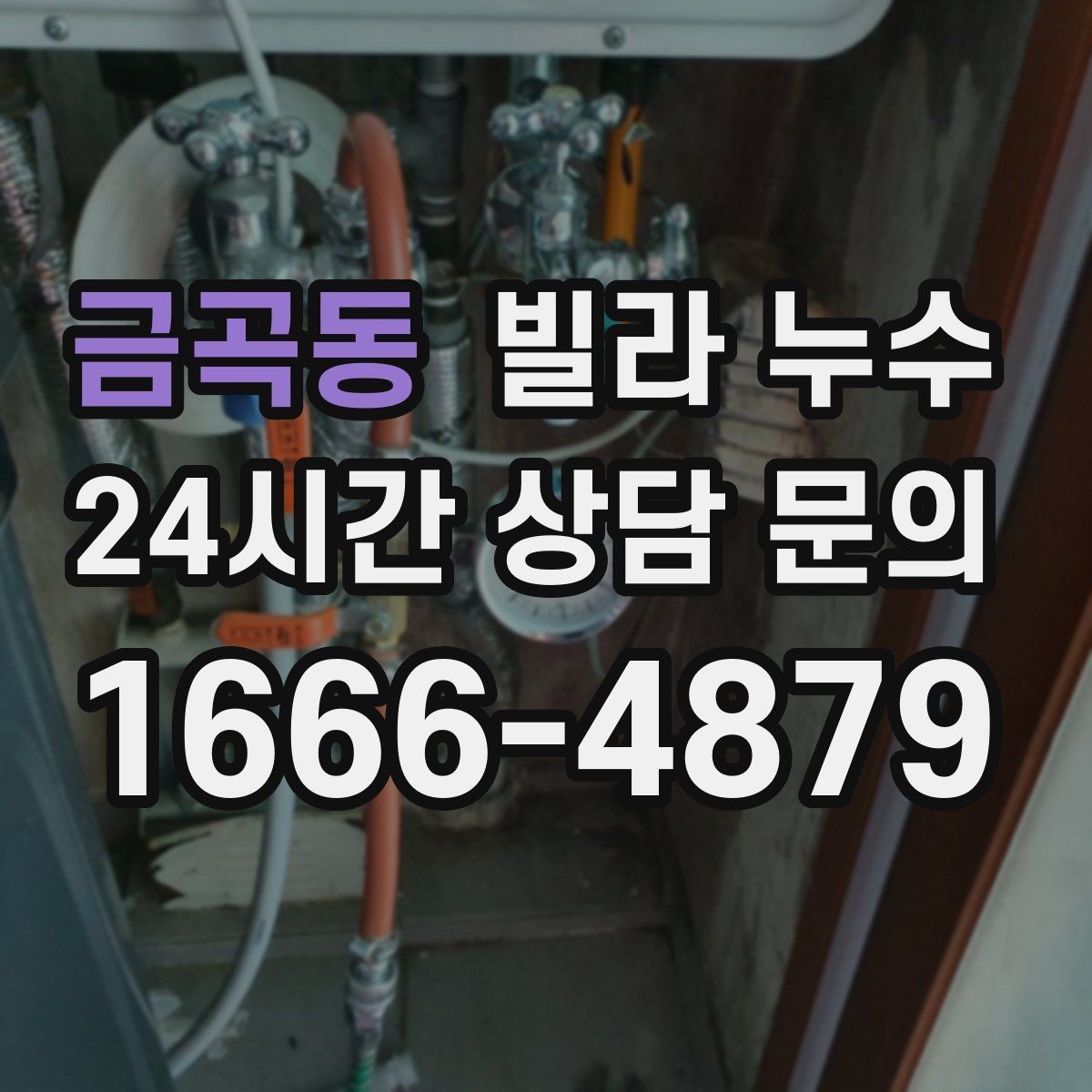 금곡동 빌라 누수 물이 떨어지는 곳과 누수 원인이 다른 이유