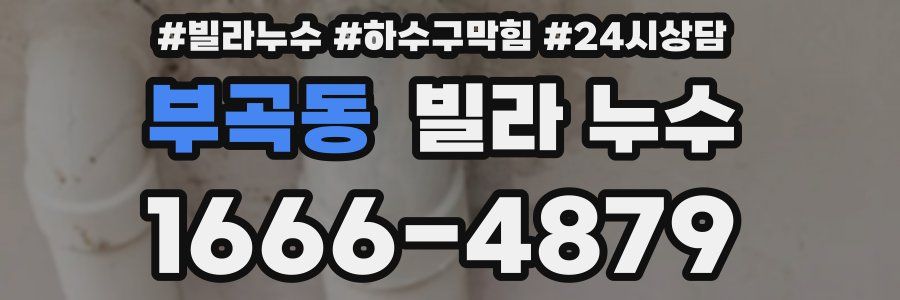 부곡동 빌라 누수
