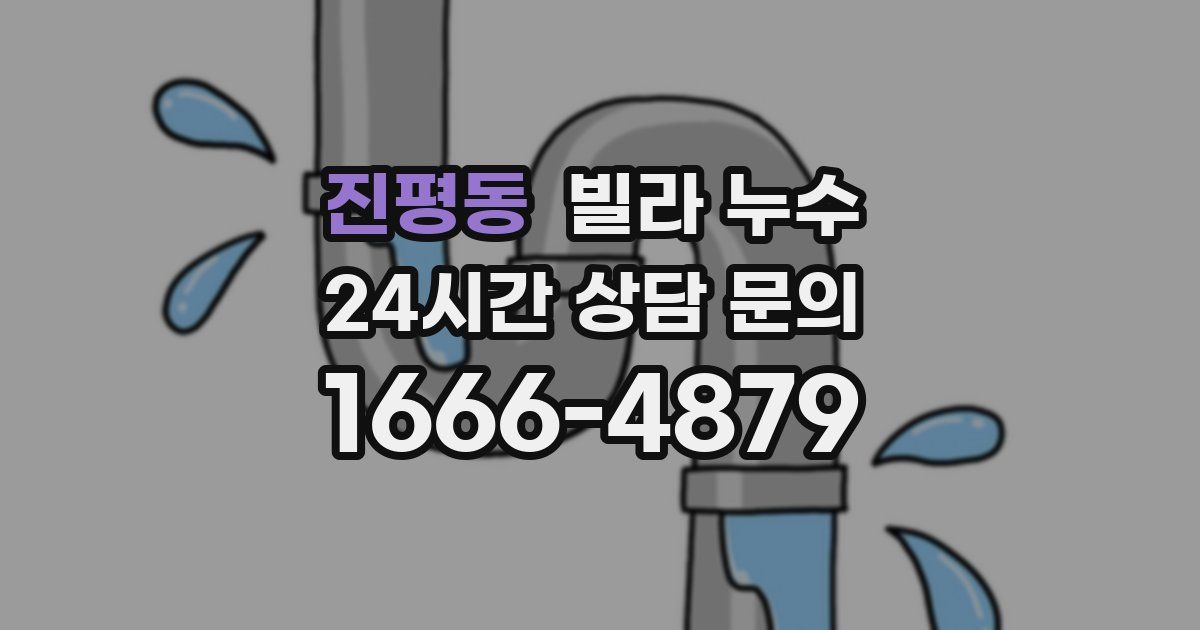 진평동 빌라 누수