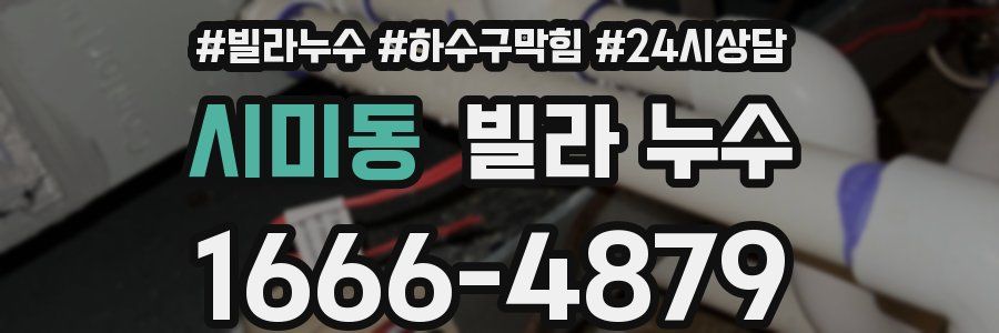 시미동 빌라 누수