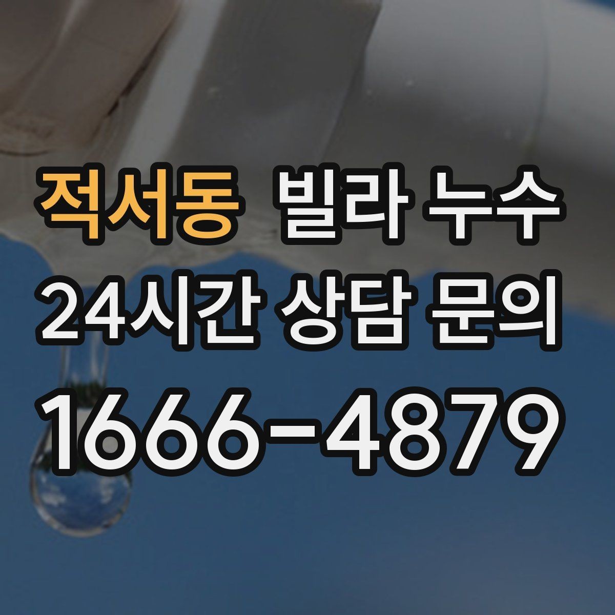 적서동 빌라 누수 복도 벽이 젖는다면 공용부도 의심