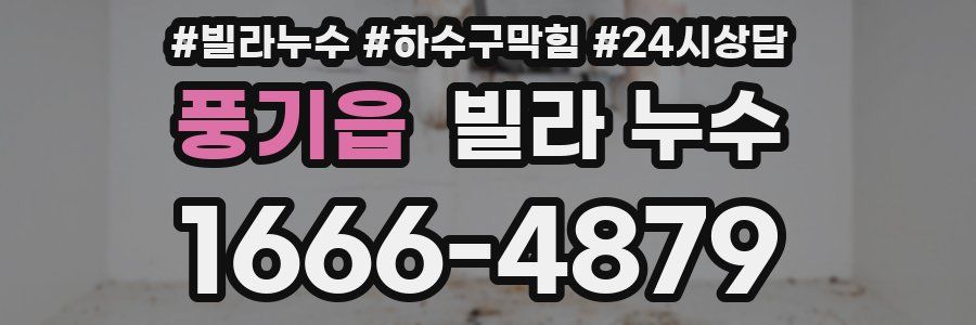 풍기읍 빌라 누수