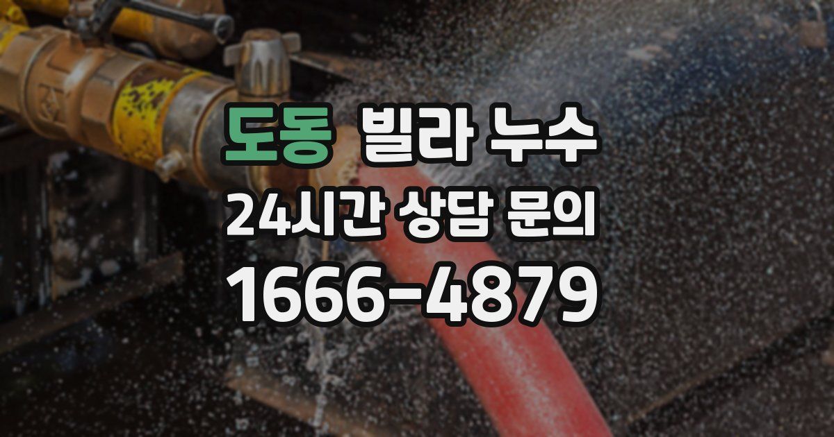 도동 빌라 누수