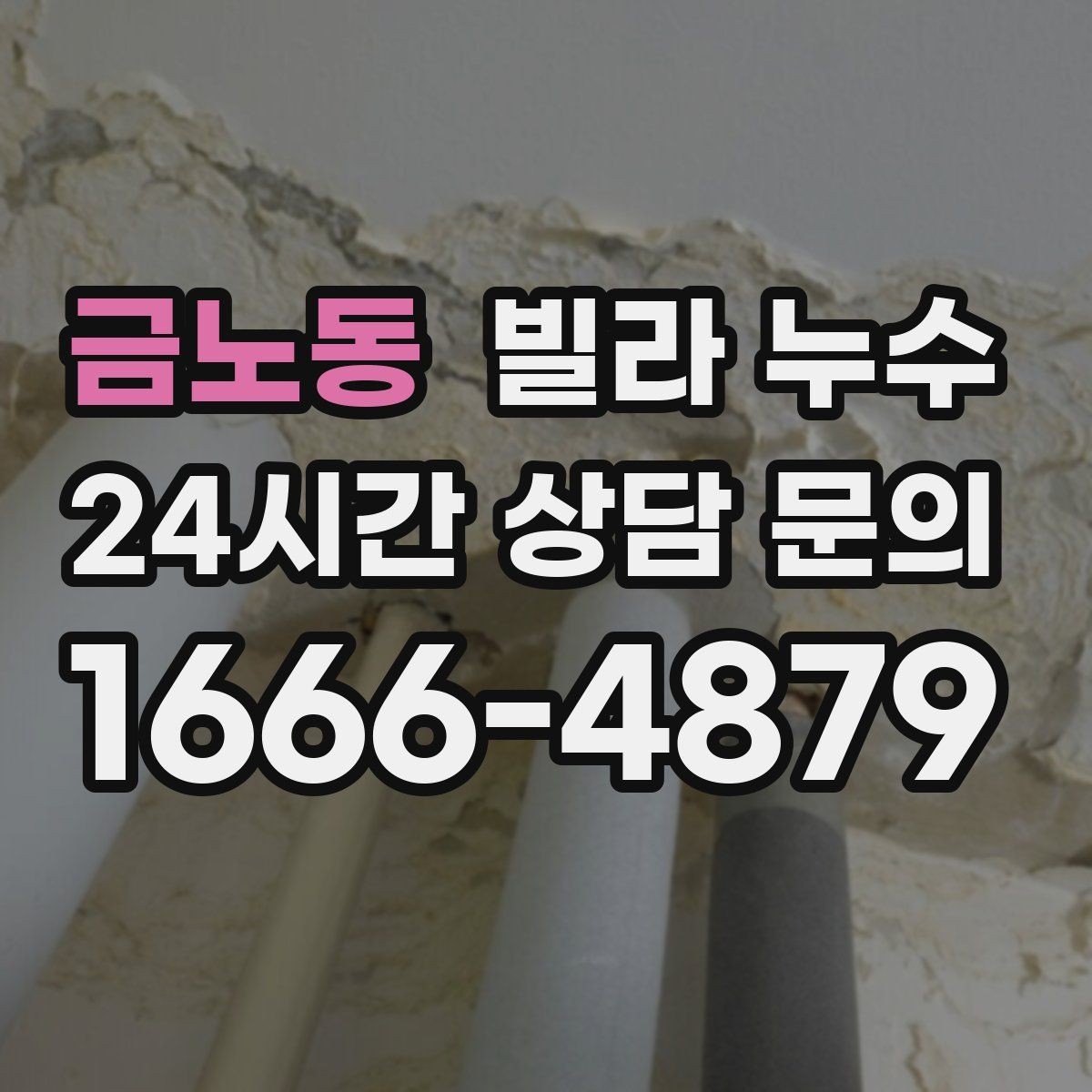 금노동 빌라 누수 물받이·비닐 보호로 피해를 줄이는 방법