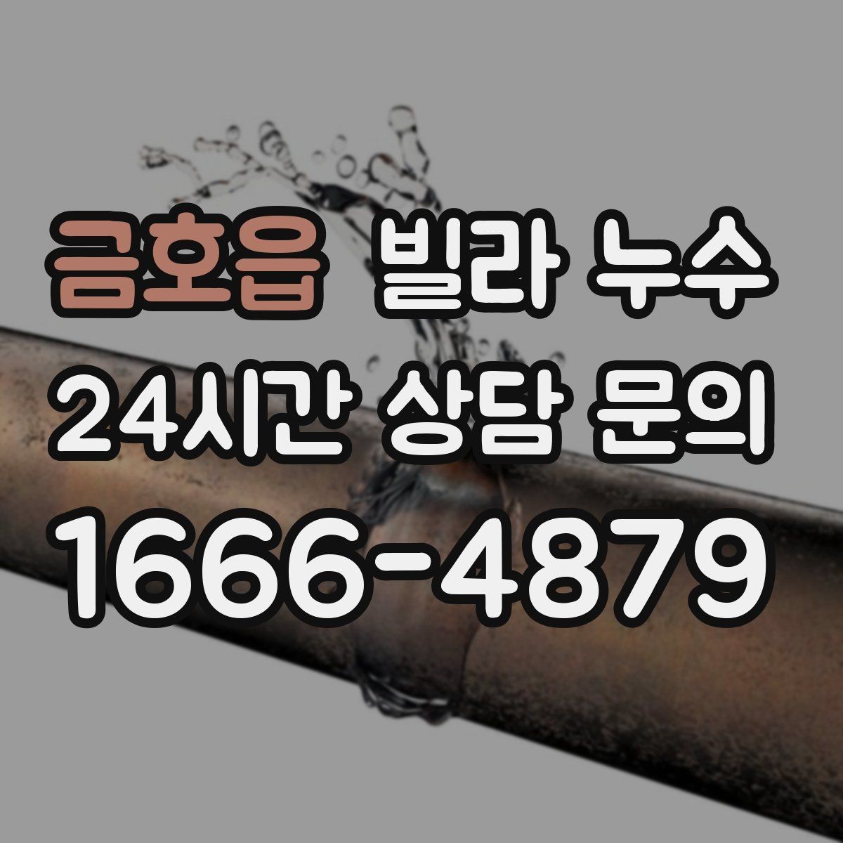 금호읍 빌라 누수 누수 의심 시 하지 말아야 할 행동