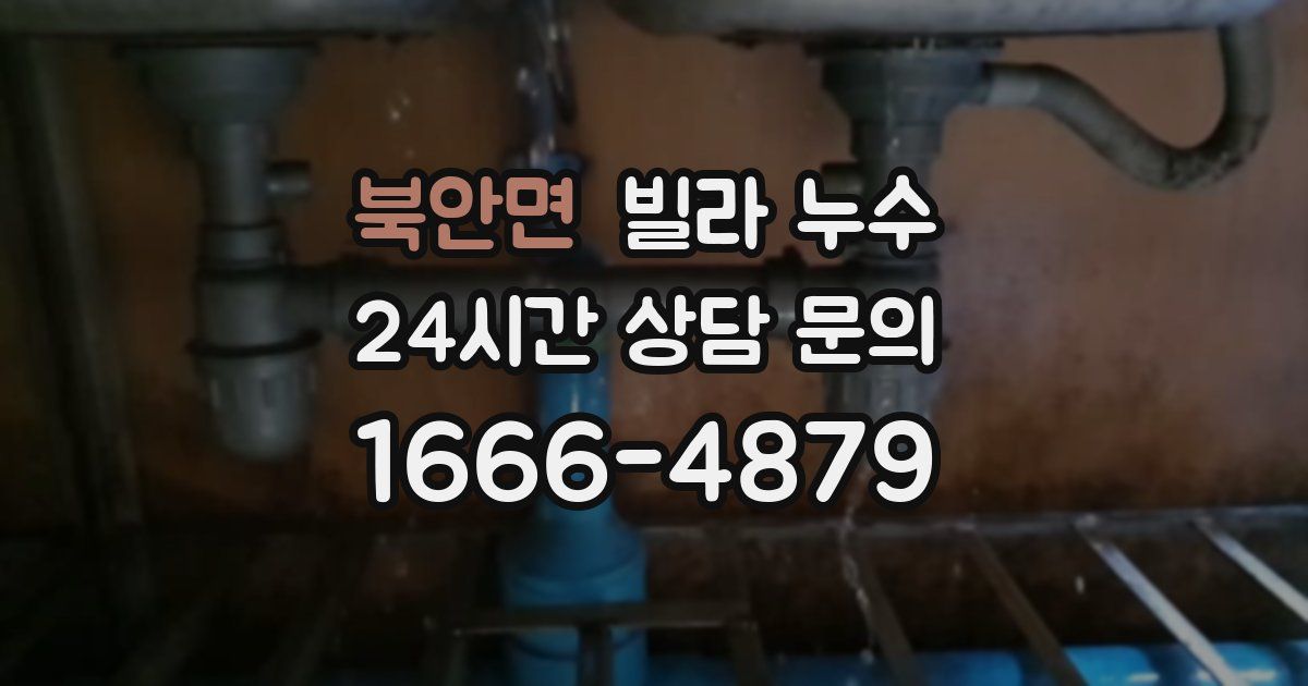 북안면 빌라 누수