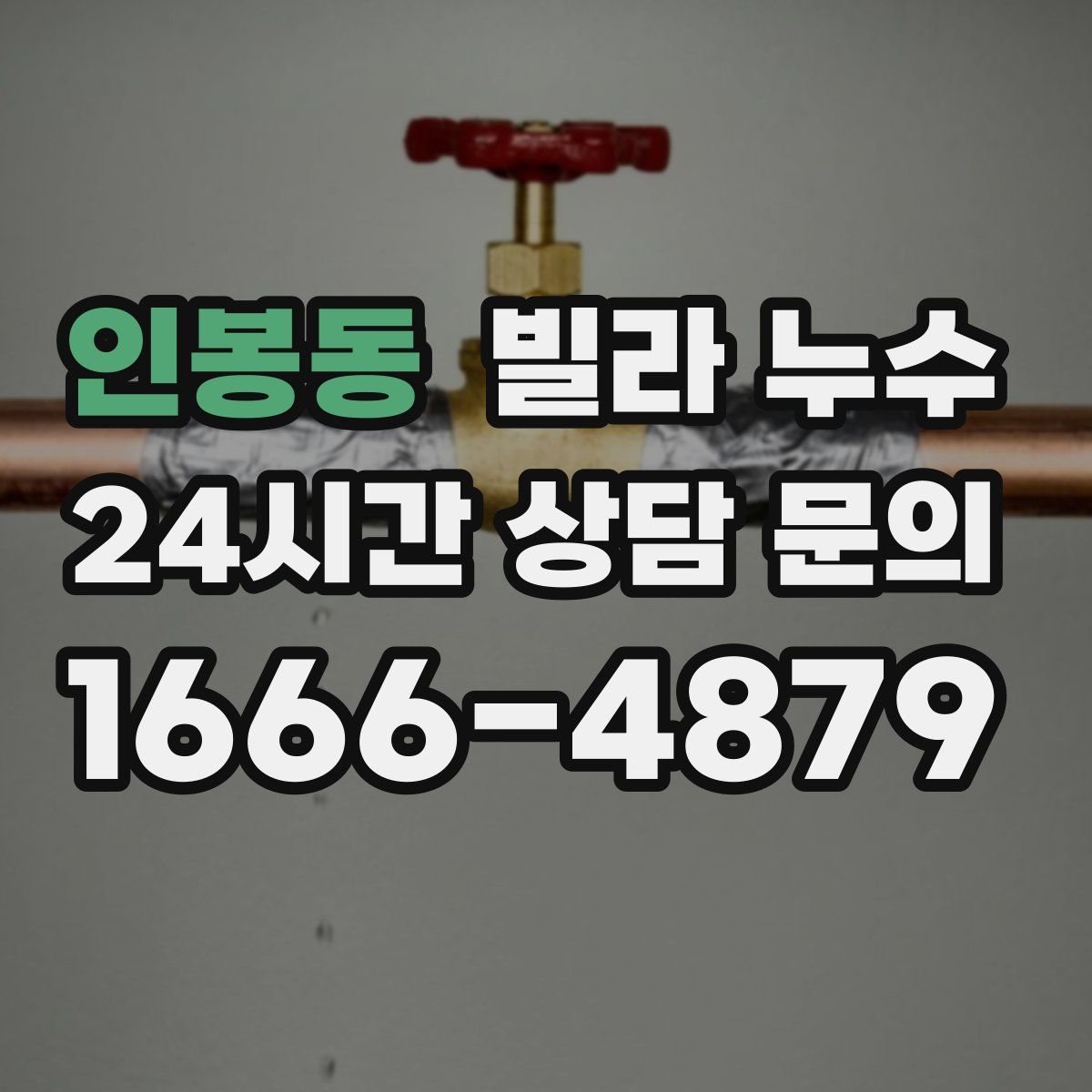 인봉동 빌라 누수