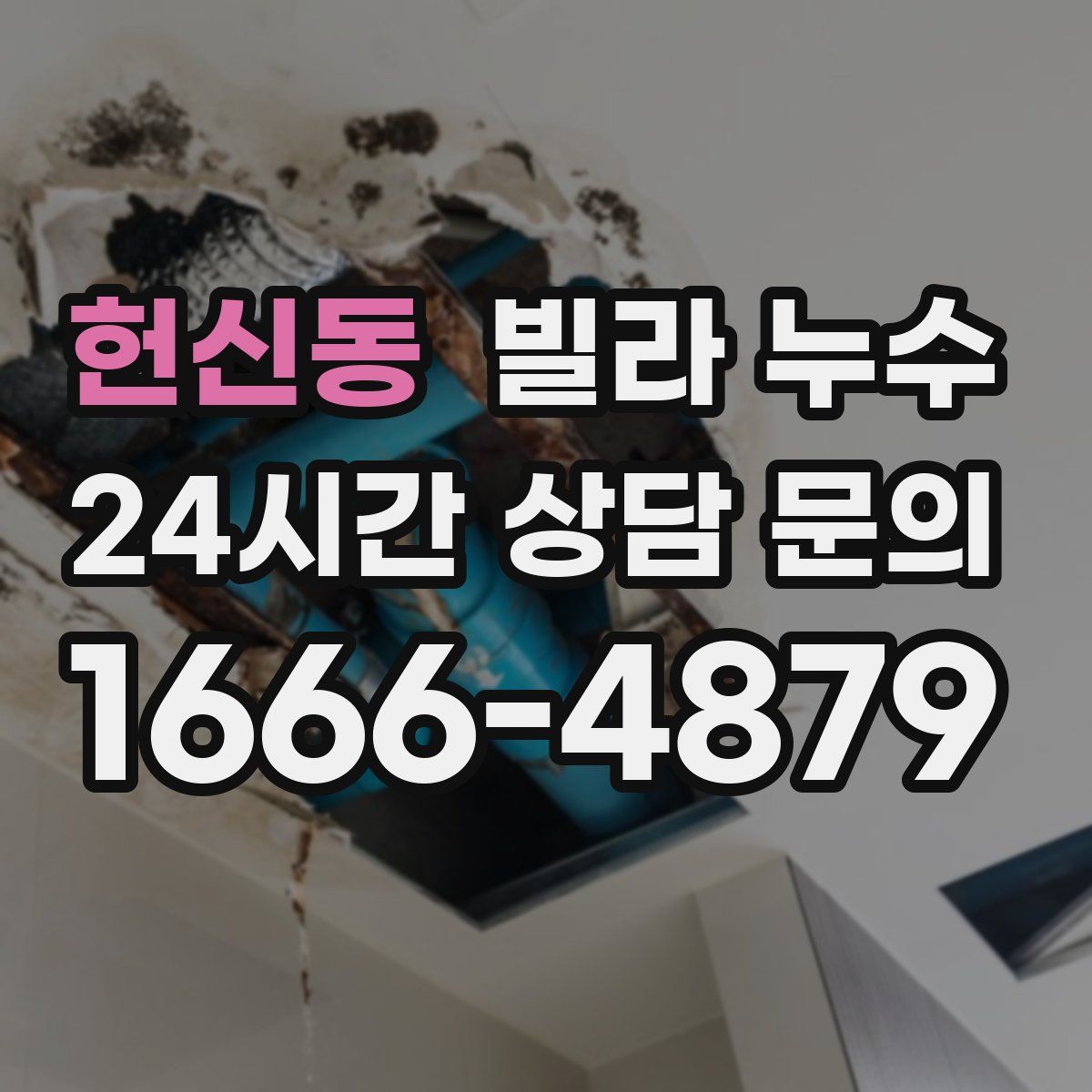 헌신동 빌라 누수