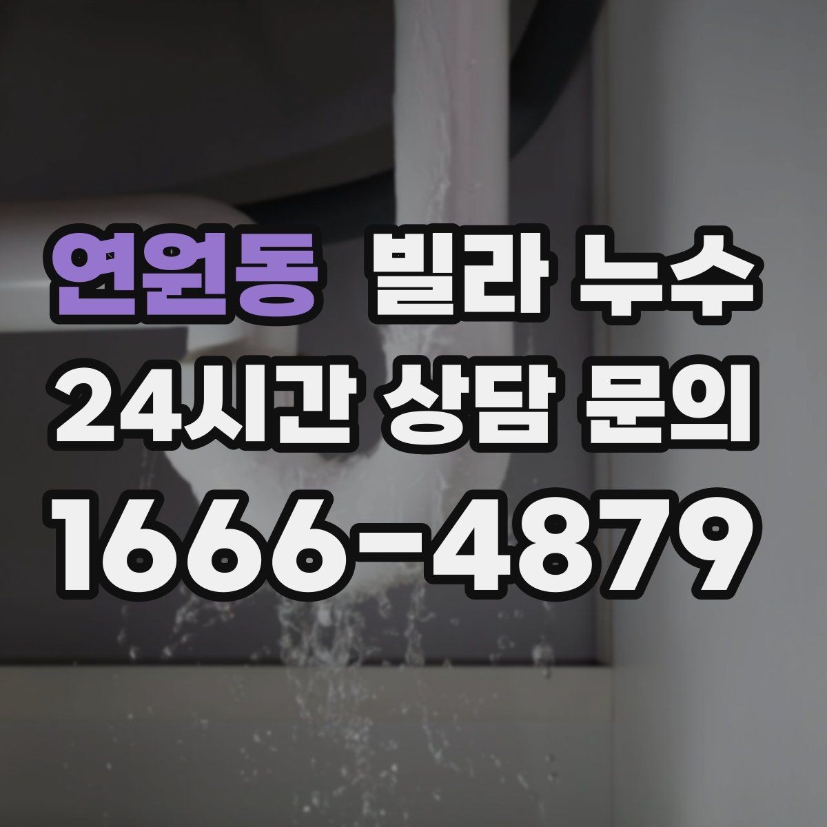 연원동 빌라 누수 계량기함 주변 물기 발견 시 점검 포인트