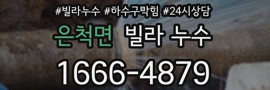 은척면 빌라 누수