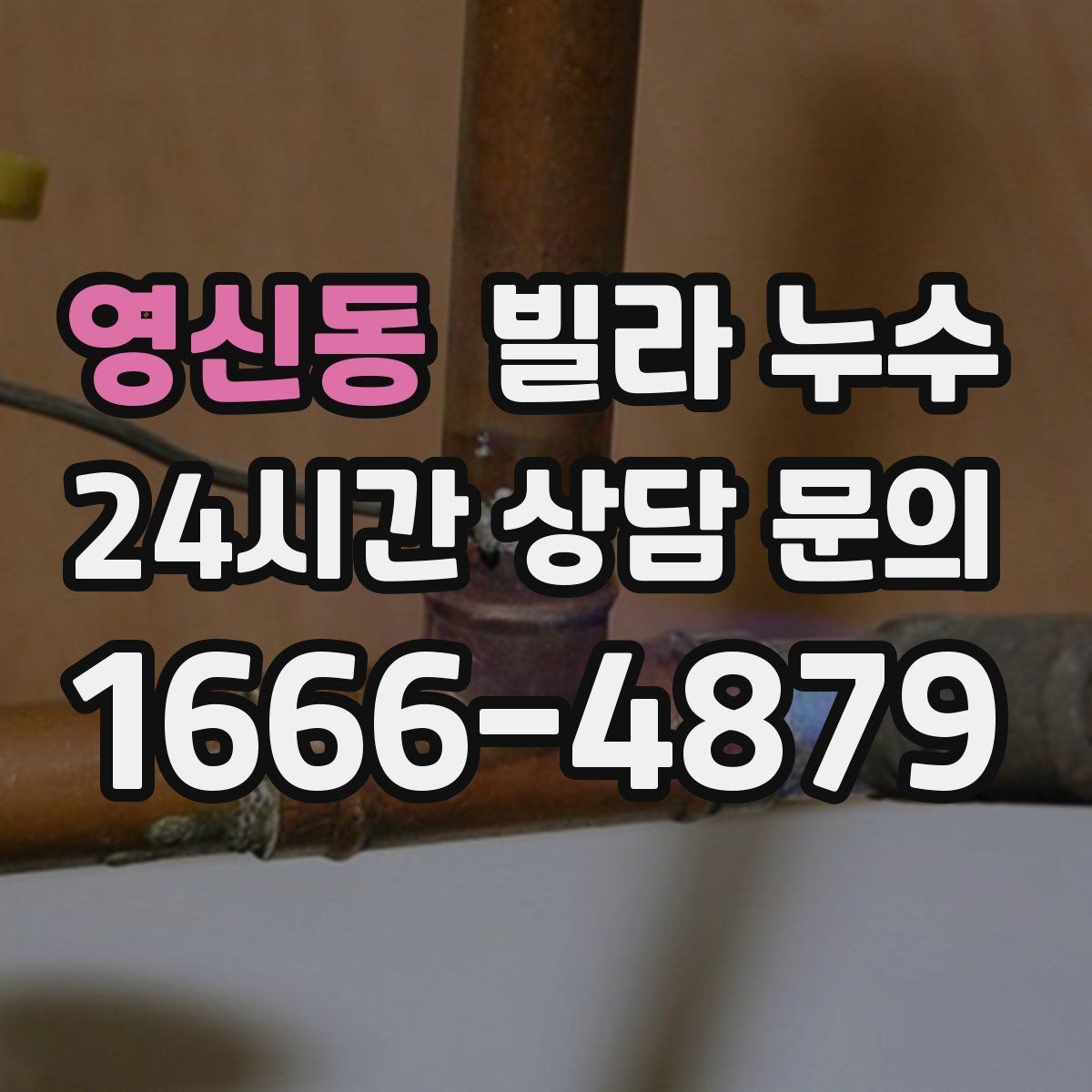 영신동 빌라 누수 벽면 페인트가 부풀면 내부 습기 가능성