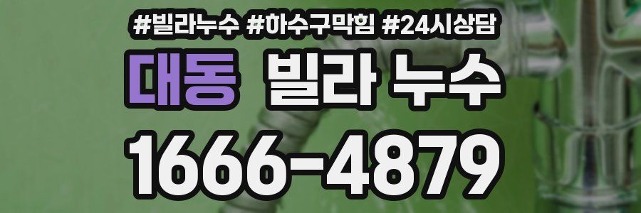 대동 빌라 누수