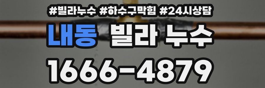 내동 빌라 누수