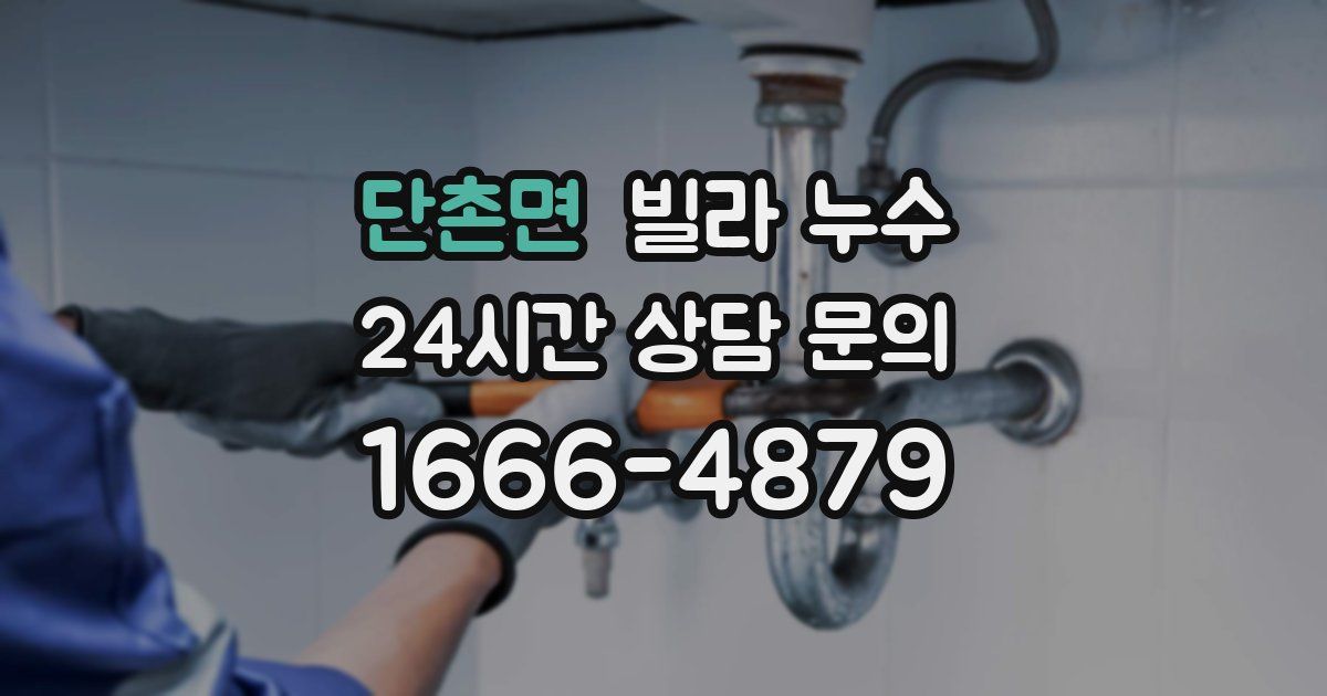 단촌면 빌라 누수