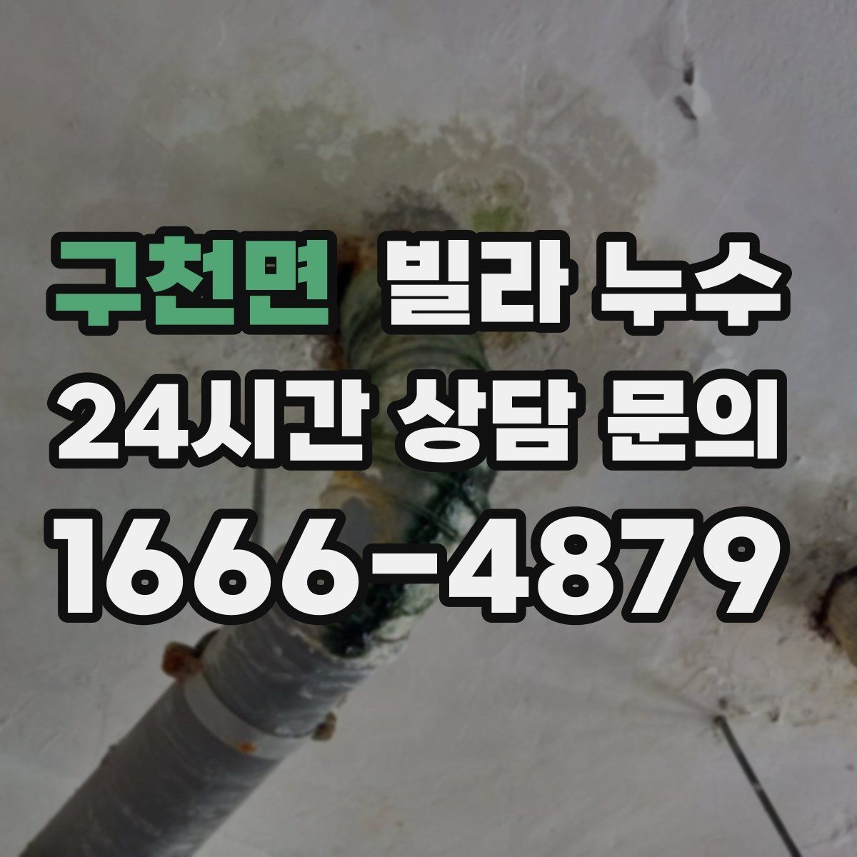 구천면 빌라 누수 천장 물자국이 동그랗게 번질 때 원인 찾기