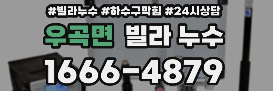 우곡면 빌라 누수