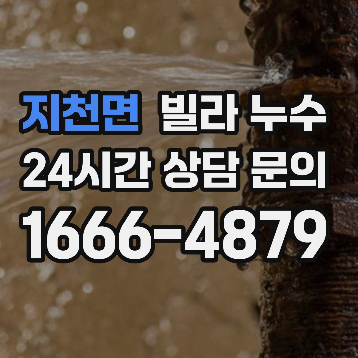 지천면 빌라 누수