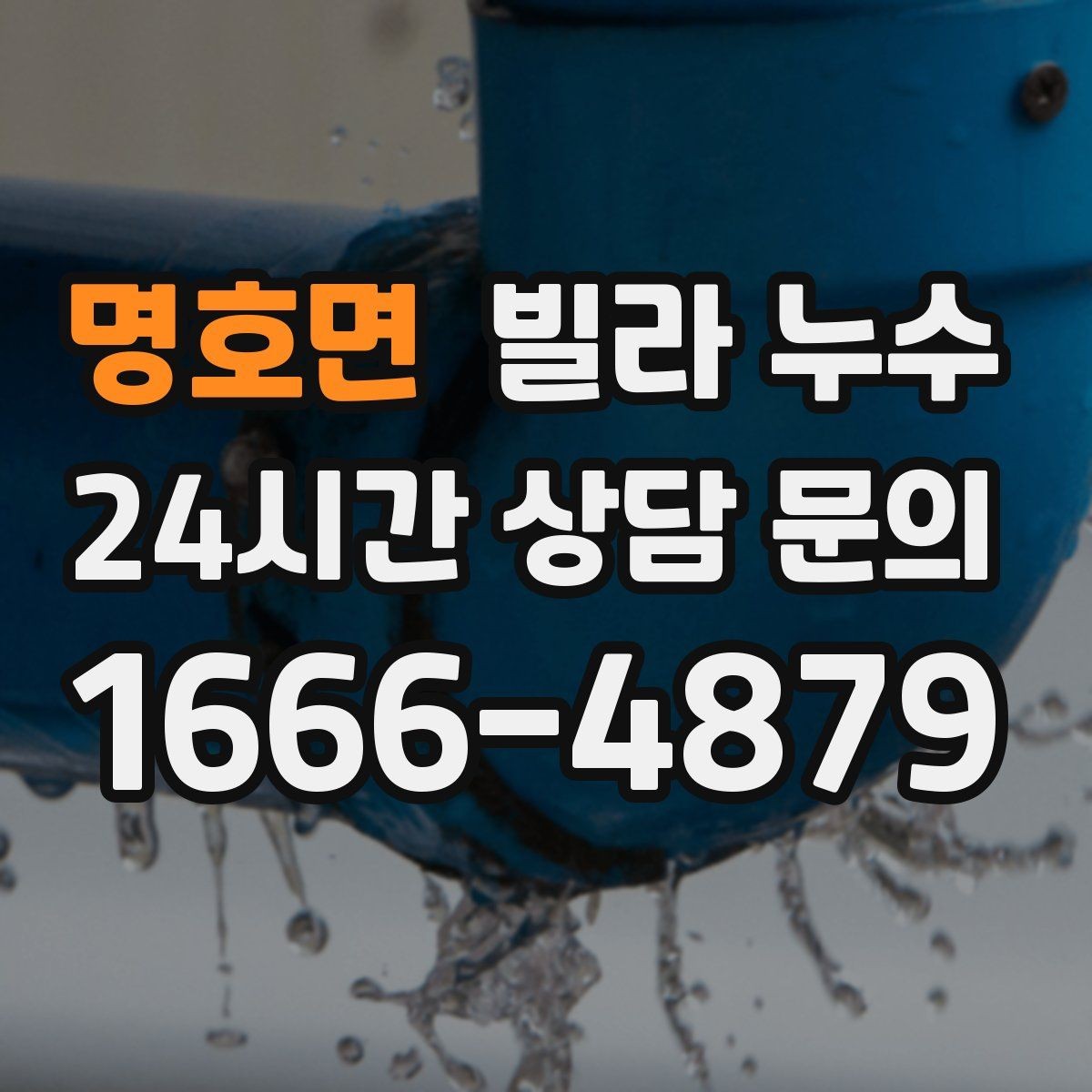 명호면 빌라 누수 샤워 후 벽이 젖으면 욕실 누수 의심