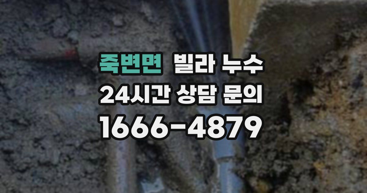 죽변면 빌라 누수