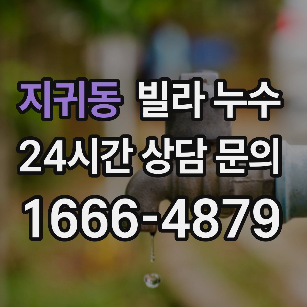 지귀동 빌라 누수