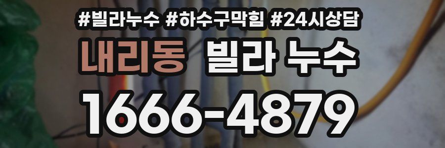 내리동 빌라 누수