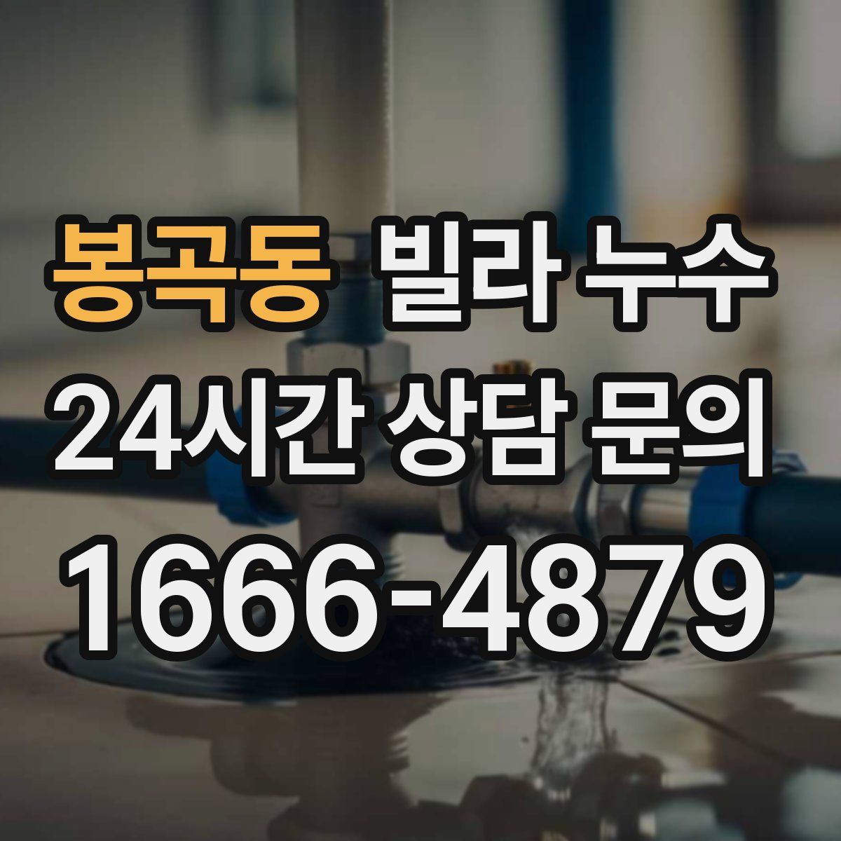 봉곡동 빌라 누수