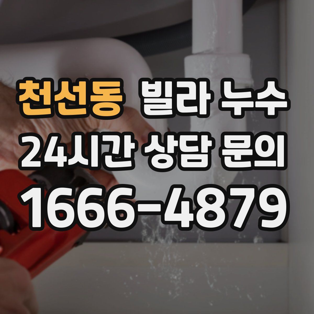 천선동 빌라 누수