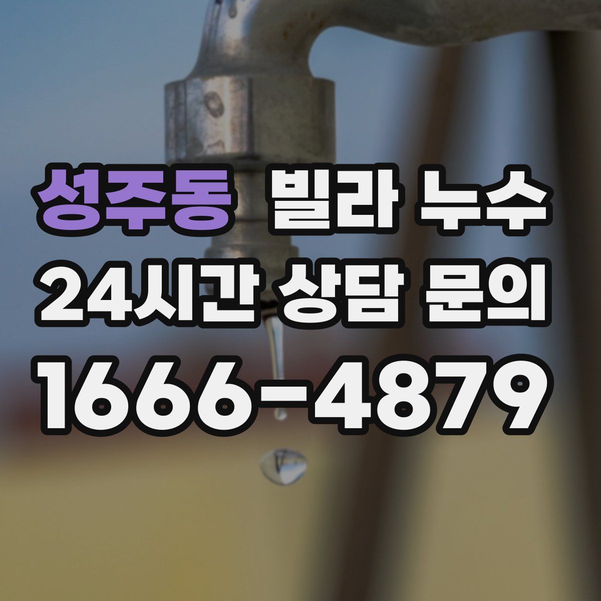 성주동 빌라 누수