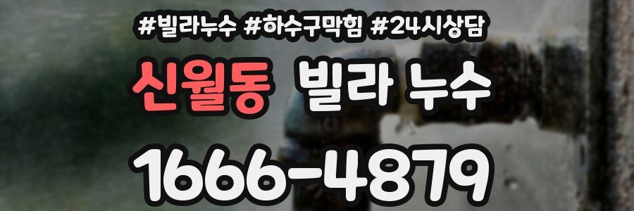 신월동 빌라 누수
