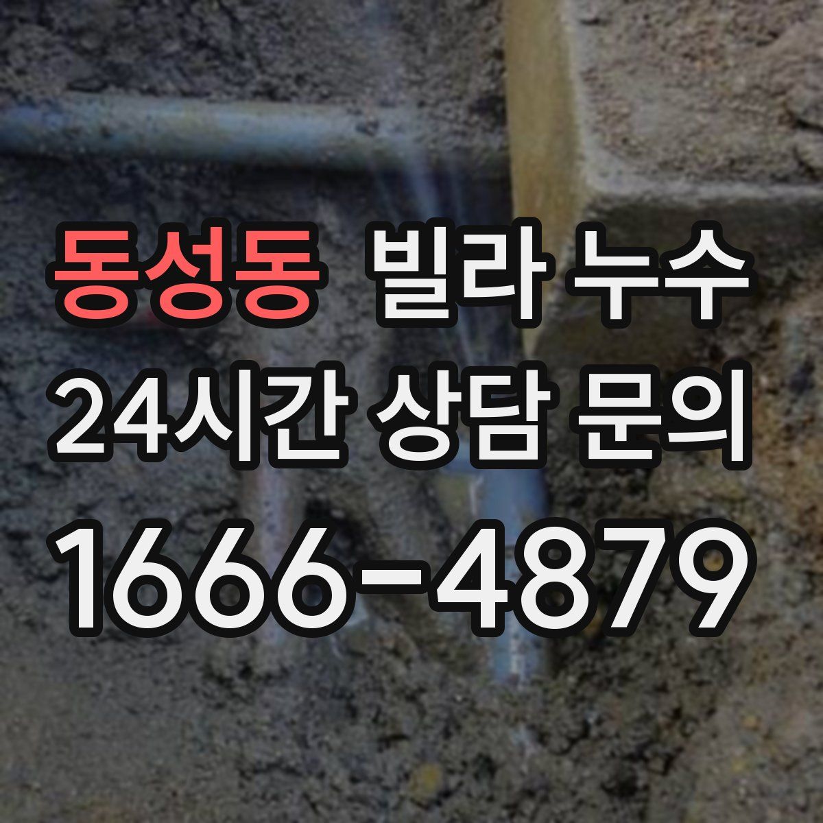 동성동 빌라 누수