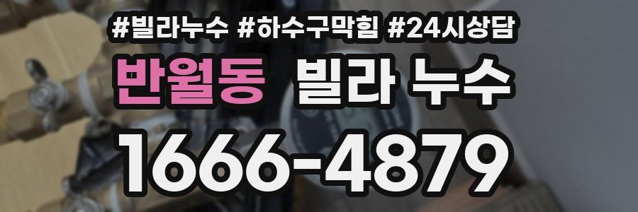 반월동 빌라 누수