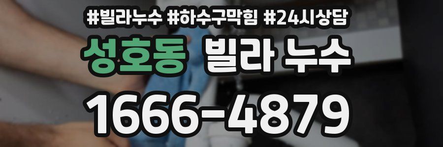 성호동 빌라 누수