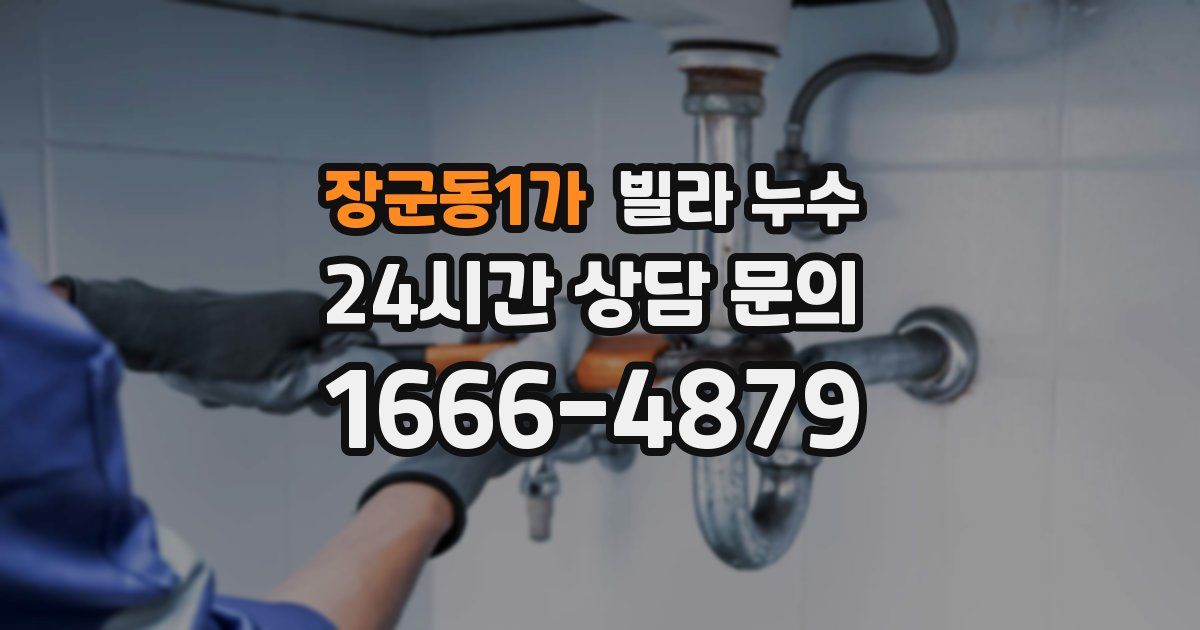 장군동1가 빌라 누수