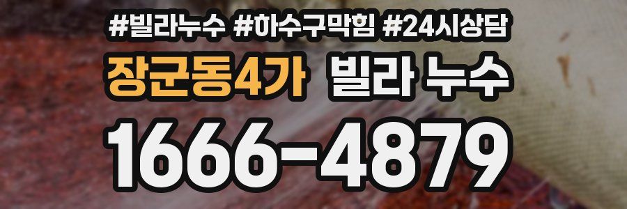 장군동4가 빌라 누수