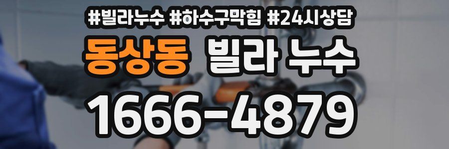 동상동 빌라 누수