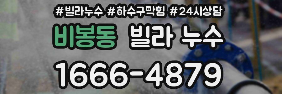 비봉동 빌라 누수