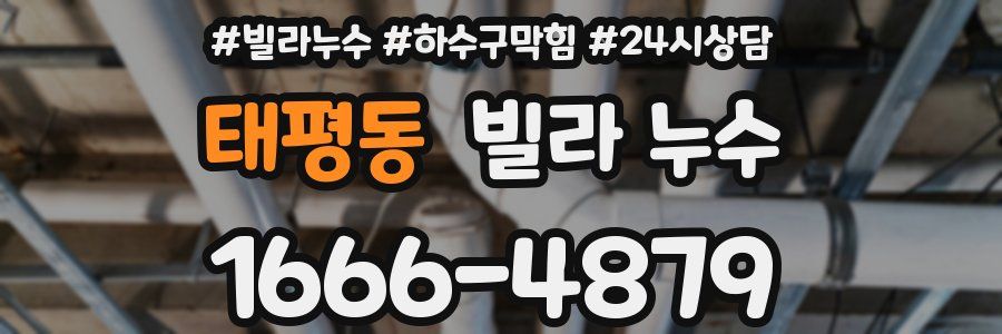 태평동 빌라 누수
