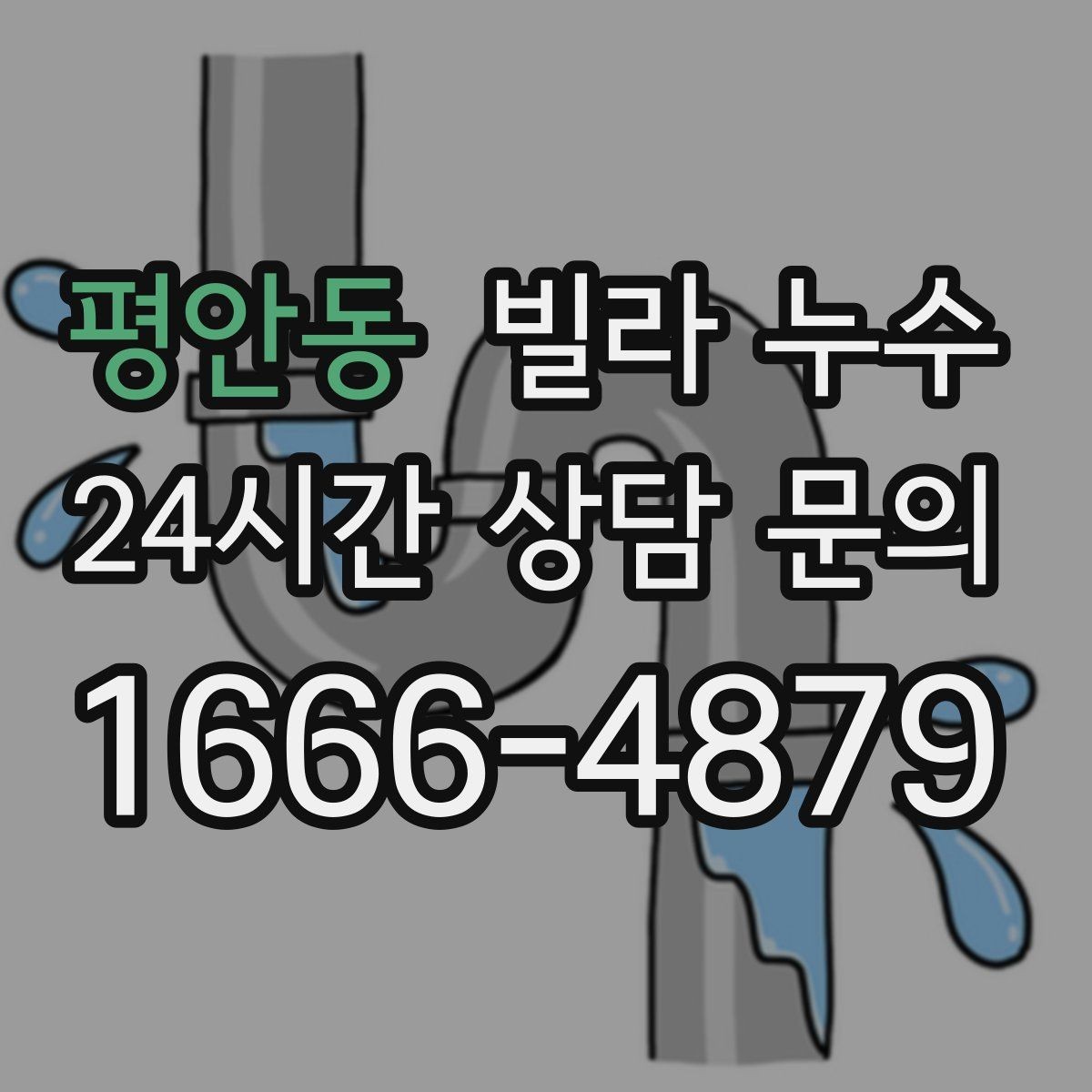 평안동 빌라 누수 우편함 주변이 젖는다면 빗물 유입 가능성