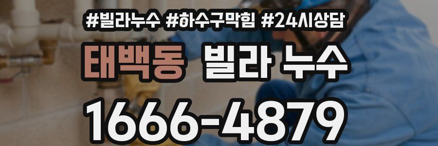 태백동 빌라 누수