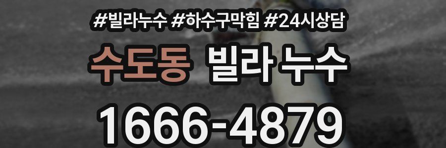 수도동 빌라 누수