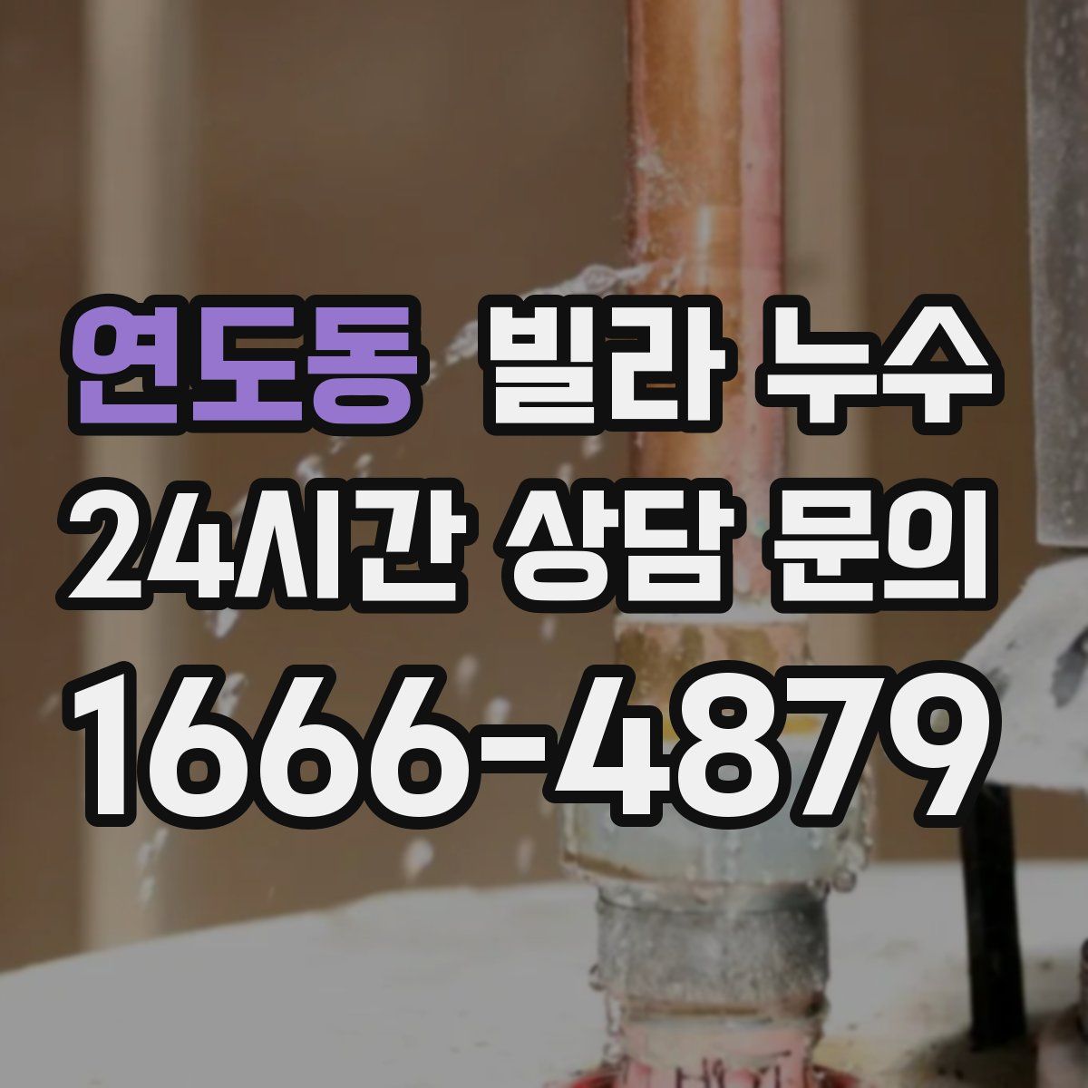 연도동 빌라 누수