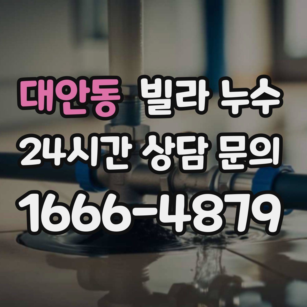 대안동 빌라 누수 누수로 도배·장판 손상 최소화하기