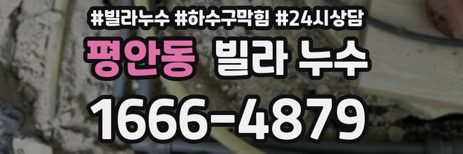 평안동 빌라 누수