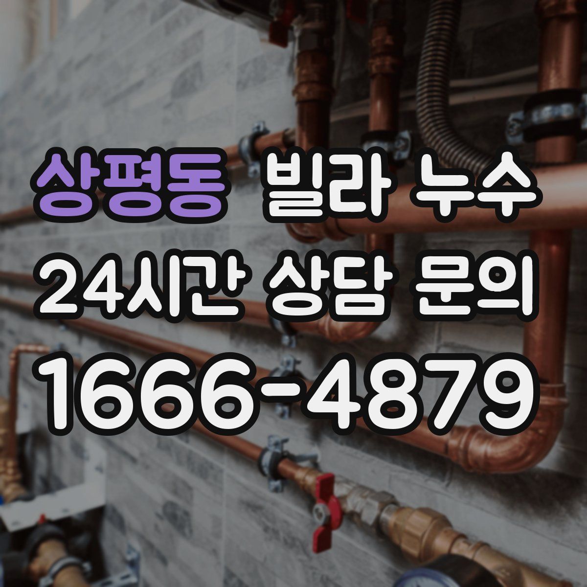 상평동 빌라 누수